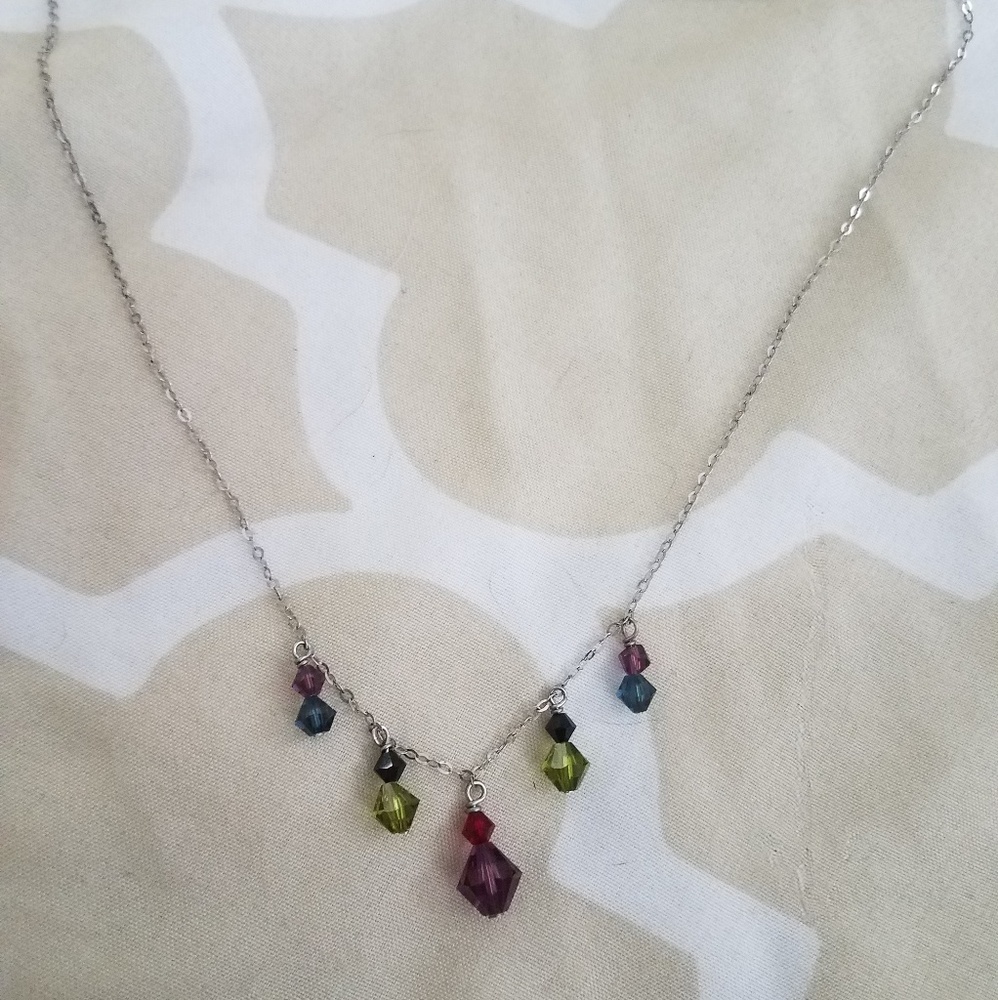 Multi-Color Jeweled Necklace